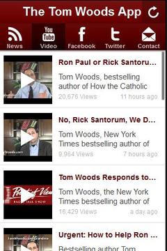 The Tom Woods App截图