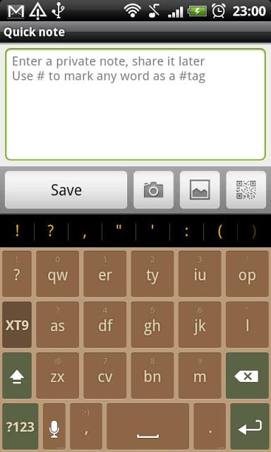 Natural Tones Keyboard Theme截图3