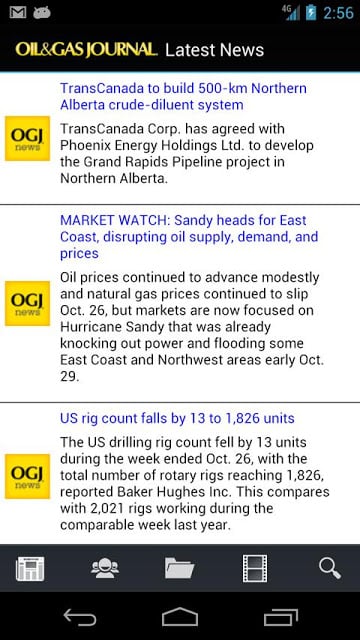 Oil &amp; Gas Journal截图1