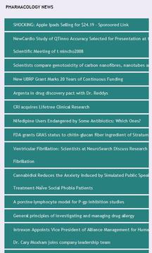 Pharmacology News截图