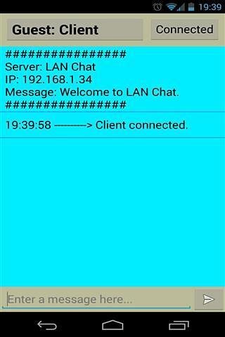 局域网聊天 Lan Chat Messenger截图2