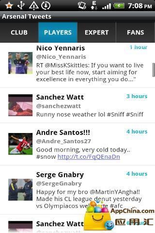 Arsenal Tweets截图2