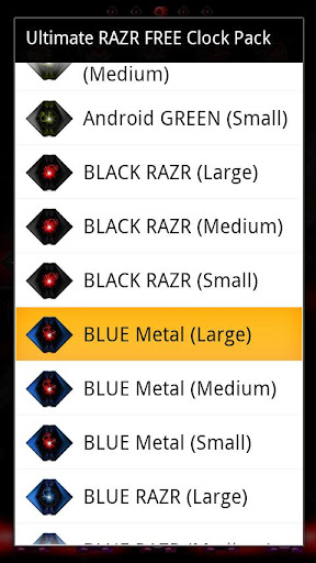 RAZR Clock Widgets截图5