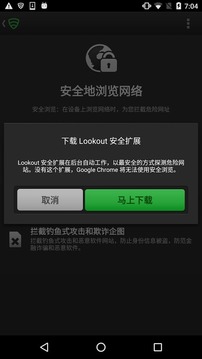 Lookout 安全扩展:Lookout Network Proxy截图