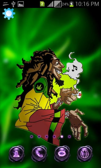 Weed Marijuana Live Wallpaper截图1