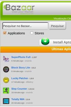 Bazaar News &amp; Aptoide install截图