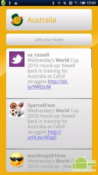 Twitter世界杯 （澳大利亚）截图