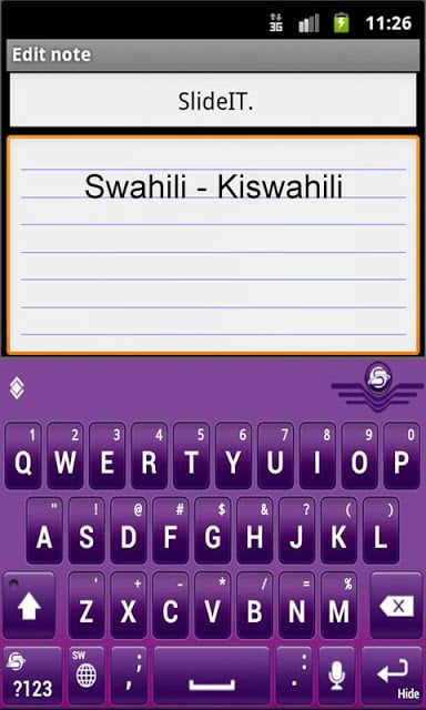 SlideIT Swahili Pack截图1