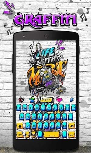 Graffiti GO Keyboard Theme截图1