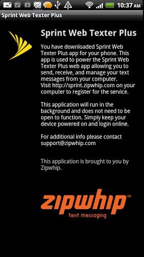 Sprint Web Texter Plus截图4