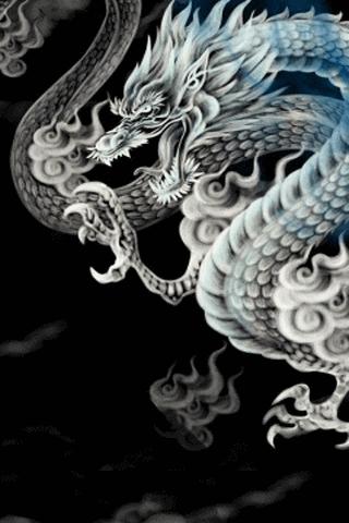 White Dragon Live Wallpaper截图1