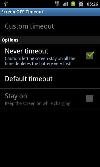 Screen Off Timeout截图5