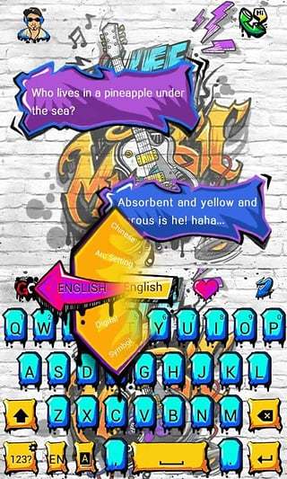 Graffiti GO Keyboard Theme截图5