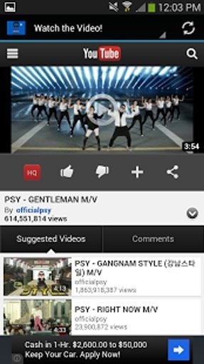 PSY Gentleman Fan App截图4