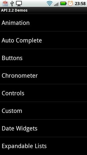 Android 2.2 API Demos截图2