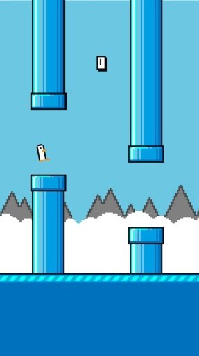 Flappy Retro Penguin截图2