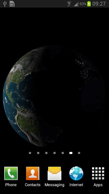 Earth Live Wallpaper 3d截图4