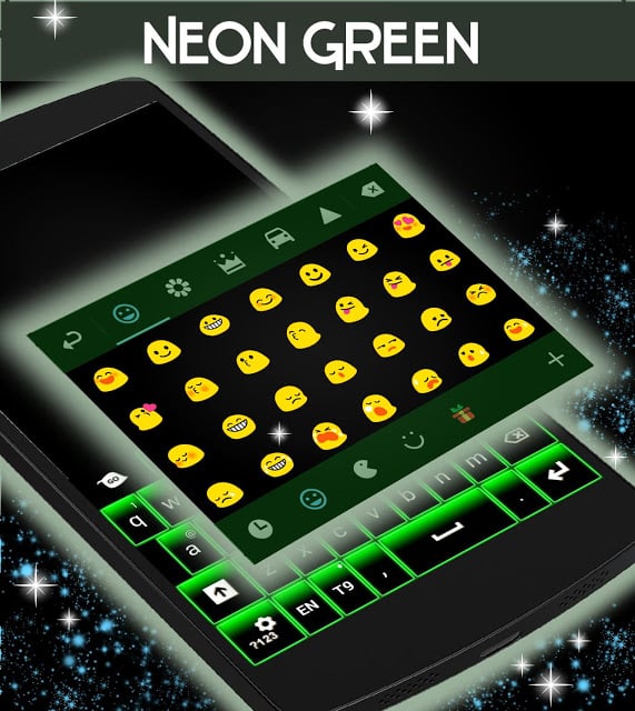 荧光绿键盘截图9