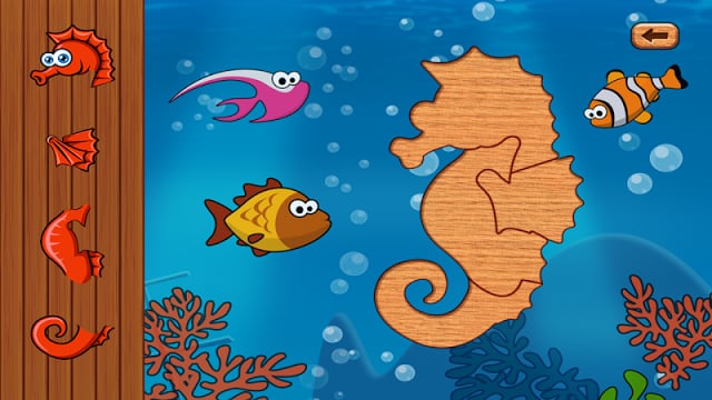 幼儿海洋动物智力拼图游戏截图2