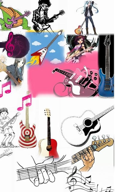 Guitar Collage Live Wallpaper截图5