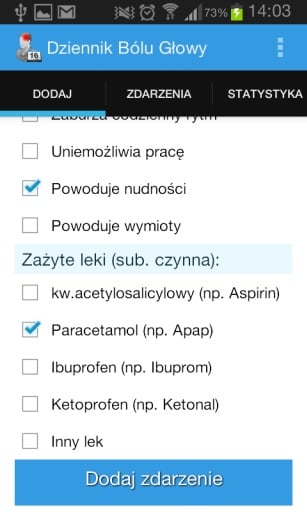 Dziennik B&oacute;lu Głowy截图2