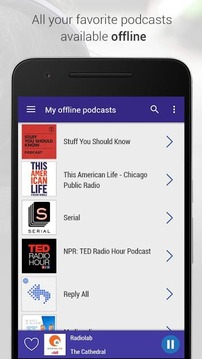 Radioline: Radios and Podcasts截图