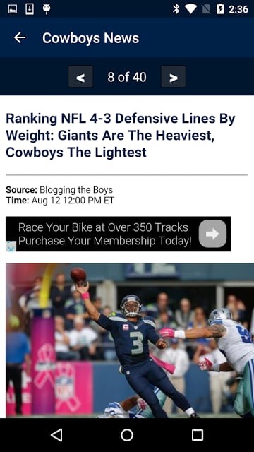 Football News - Cowboys截图6