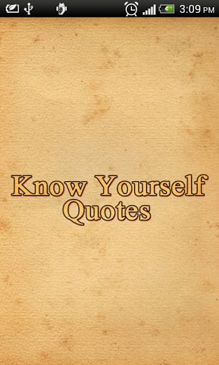 Know Yourself Quotes截图2