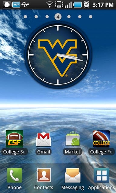 WVU Mountaineers Live Clock截图6