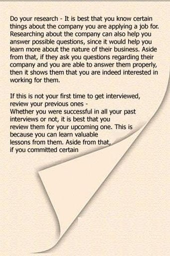 Job Interview Tips 101截图3