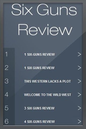 Six Guns Guide截图1