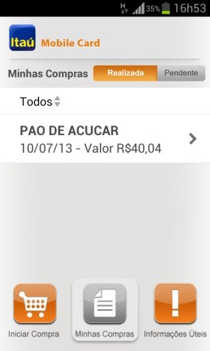 Ita&uacute; Mobile Card截图4