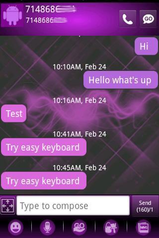 Da Purps Go Sms Pro Theme截图2