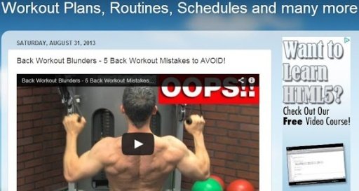 Workout Routines Videos截图2