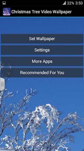 Christmas Tree Video Wallpaper截图2