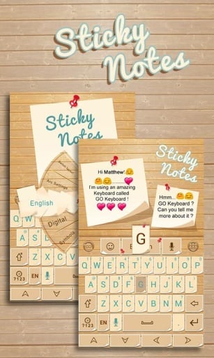 Sticky Notes GO Keyboard截图1
