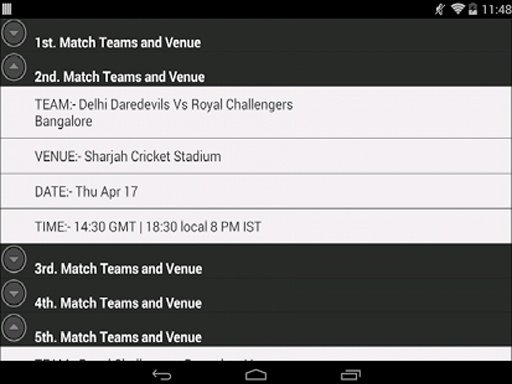 IPL 7 T20 2014 Facts &amp; Figures截图3