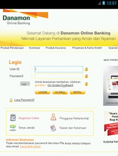 Danamon Internet Banking截图3