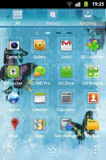 GO Launcher EX Theme Butterfly截图1