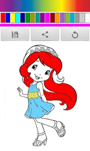 Princess Girls Coloring截图3