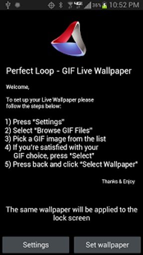 PerfectLoop GIF Live Wallpaper截图2