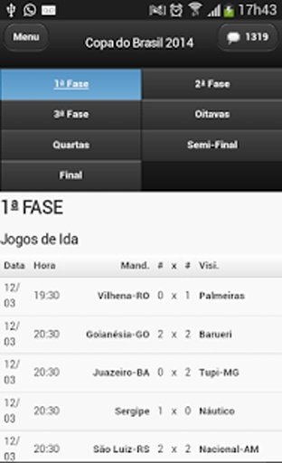 Copa do Brasil 2014截图1