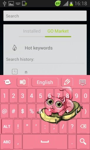 可爱的猫键盘截图7