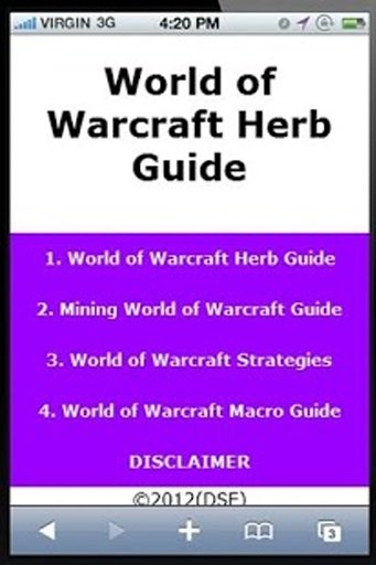 World of Warcraft Herb Guide截图2