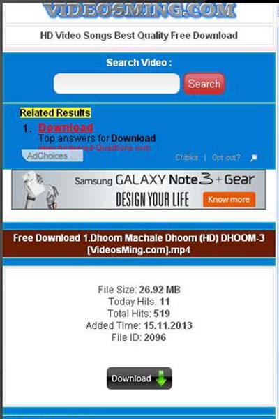 HD Video Songs Downloader截图1