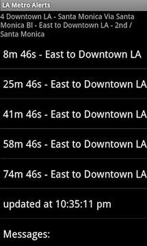 LA Metro Alerts截图