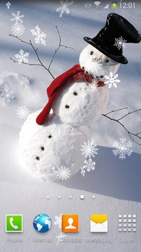Snowman Live Wallpaper截图7