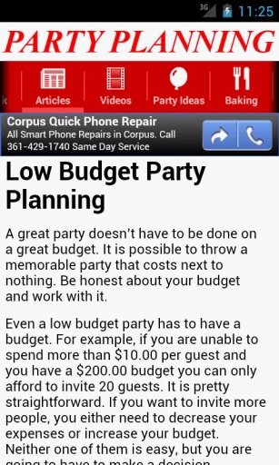 Party Planning截图2