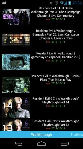 Resident Evil 6 Tube截图1