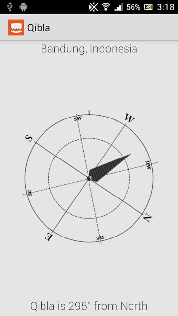 Qibla Direction Using GPS截图1